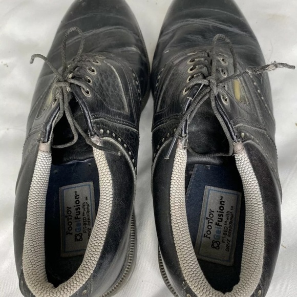 Footjoy Men's Golf leather Opti Aqua Flex Lace Up - Picture 8 of 11